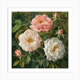 Vintage Summer Botanical Roses Garden Art Print Il Wyitvnbgsjsx0di0hofoma Cifwnkbttzqtwkxe7filfa Art Print