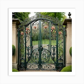 Wrought Iron Gate 3 Art Print