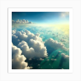 Sky And Clouds 1 Art Print