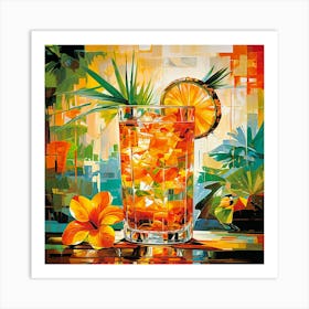 Tropical Drink 1 Art Print