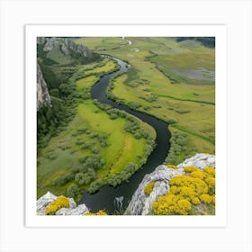 River - River Art Print