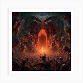 Demons And Demons Art Print