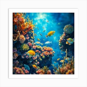 Coral Reef20 Art Print