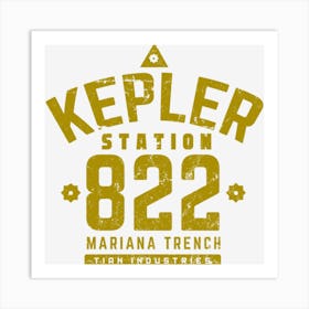 Kepler Station 822 Art Print