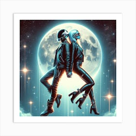 Daft Punk 9 Art Print