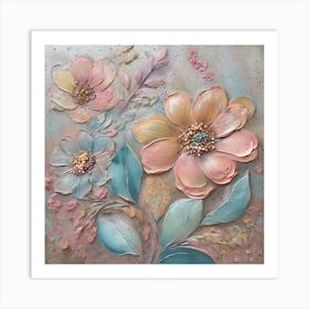 Floral pattern 10 Art Print