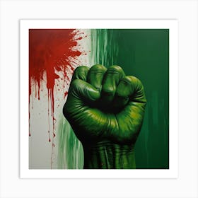 Incredible Hulk 2 Art Print