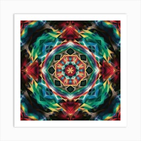 Psychedelic Mandala 1 Art Print