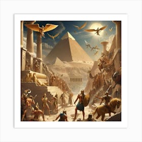 Olympus Legends Art Print