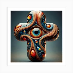 Eye Of The Cross Art Print