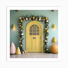 Door Stock Videos & Royalty-Free Footage Art Print