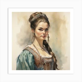 Renaissance Woman 1 Art Print