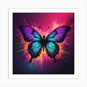 Butterfly Painting 328 Art Print