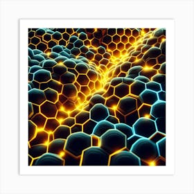 Cellular Structure Art Print