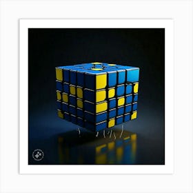 Rubik'S Cube Art Print