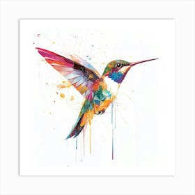 Hummingbird Canvas Print Art Print