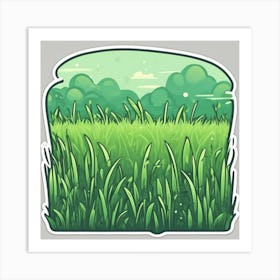 Green Grass 37 Art Print