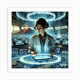 Alina Volkov Geothermal Anomaly Detection Art Print