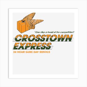 Crosstown Express Delivery Service Art Print