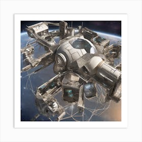 Space Station 17 Art Print