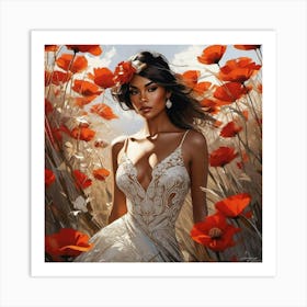 Gorgeous Poppies Beauty 5 Art Print