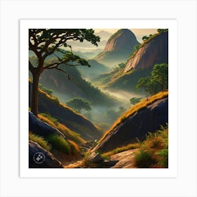 Savannah Valley Art Print