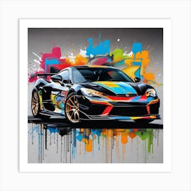 Gt1 car 2 Art Print