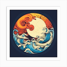 Great Wave 13 Art Print