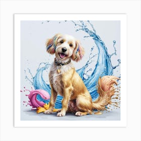 cute Dog 3 Art Print