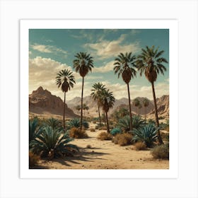 Desert Landscape - Desert Stock Videos & Royalty-Free Footage Art Print