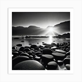 Rocky Shore Art Print