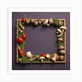 Frame Of Vegetables 10 Art Print