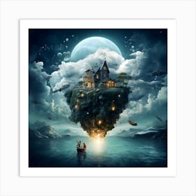 House In The Sky Art Print