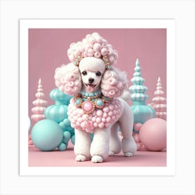 Poodle Art Print