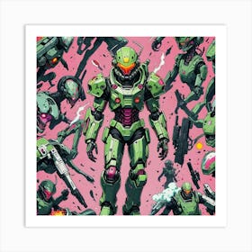 Halo 1 Art Print