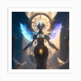 Angel Of The Machine Art Print