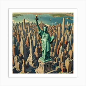 Statue Of Liberty Art Print