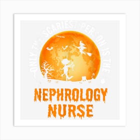 Halloween Nephrology Nurse For Men & Women Art Print