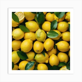 Lemons Art Print