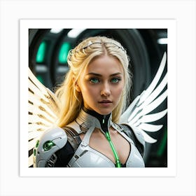 Angel In Space Art Print