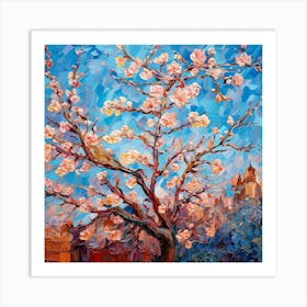 Blossoming Cherry Tree 1 Art Print