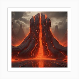 Lava Monster 1 Art Print