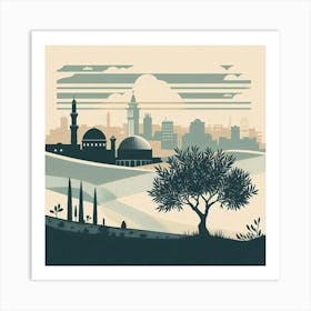 Jerusalem City 1 Art Print