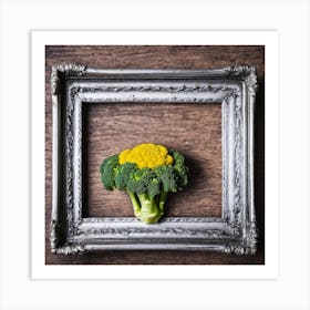 Cauliflower In A Frame 12 Art Print