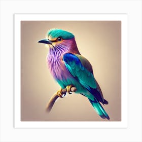 Colorful Bird 3 Art Print