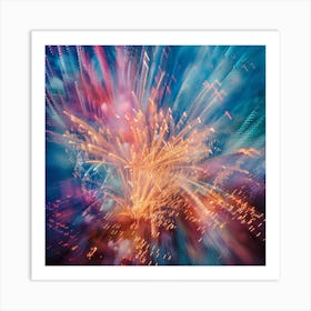 Fireworks In The Sky 2 Art Print