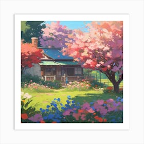 Cherry Blossoms Art Print