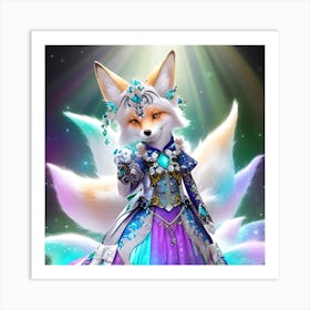 Fairy Fox 6 Art Print