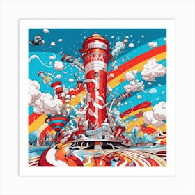 Lighthouse 3 Art Print