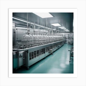 Production Line In A Factory Art Print